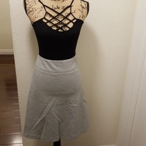 Express Gray A-Line Skirt